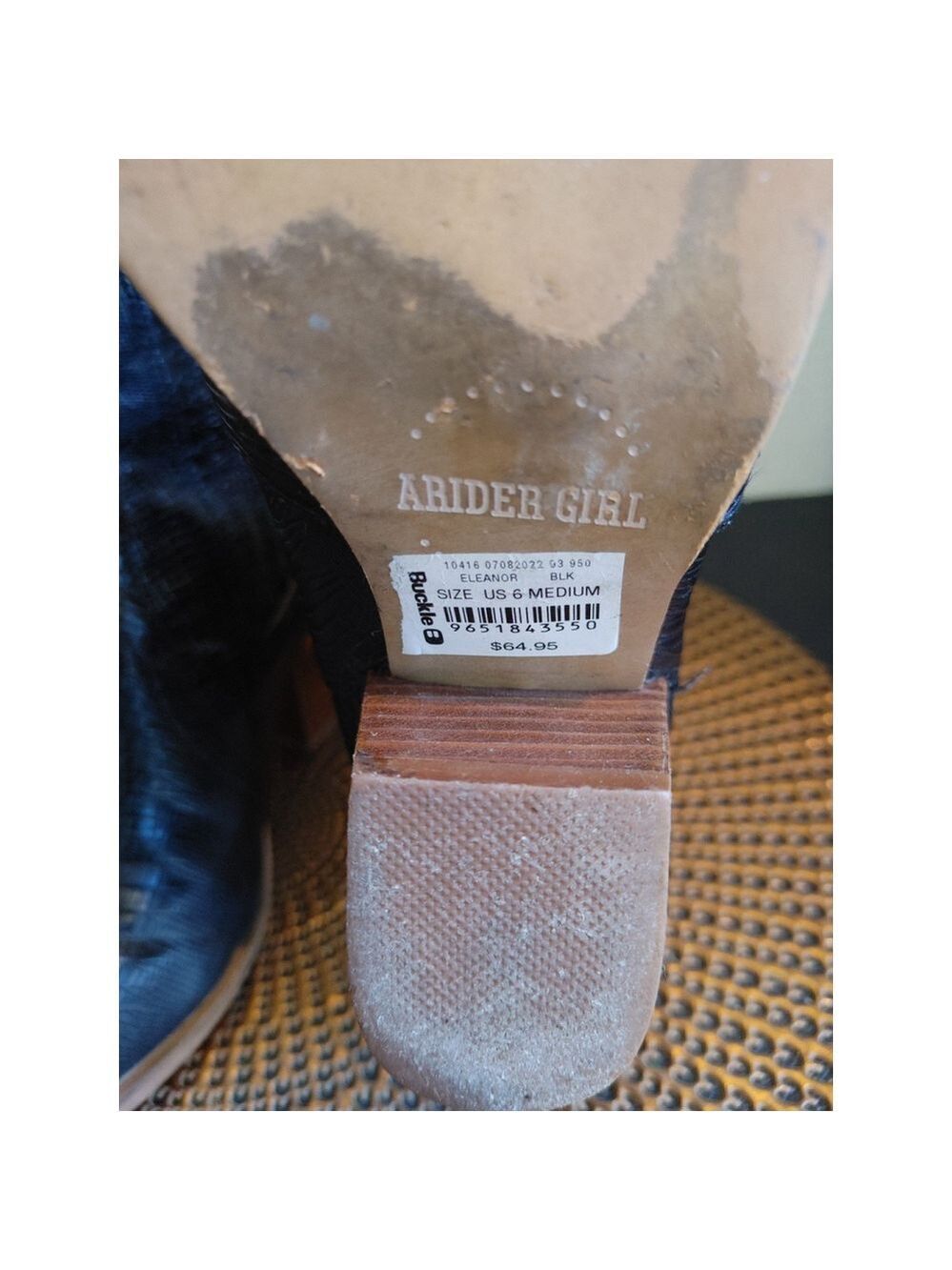 AriderGirl Eleanor Boots Size 6M - Picture 9 of 9